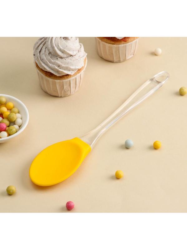 Ложка гарнирная Доляна «Лёд», 25 см, цвет МИКС