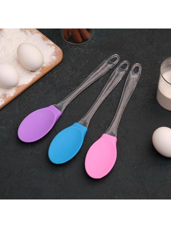 Ложка гарнирная Доляна «Лёд», 25 см, цвет МИКС