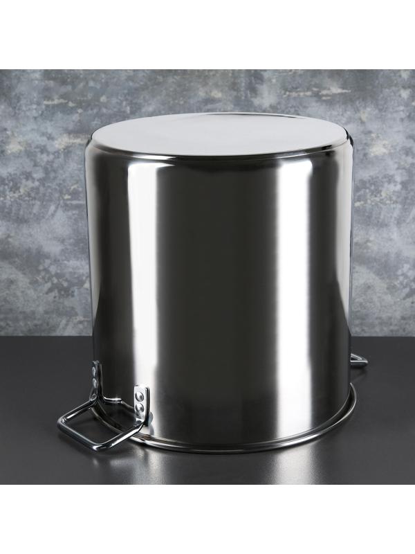 Котёл «Общепит», 30 л, d=35 см, h=35 см, металлическая крышка, клёпаные ручки, с теплораспределительным слоем