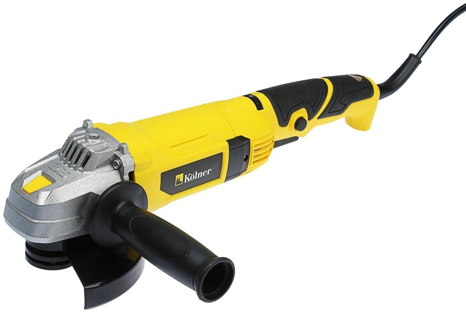 Угловая шлифмашина Kolner KAG 125/1000 V, 1000 Вт, d=125х22.2 мм, регулировка числа оборотов