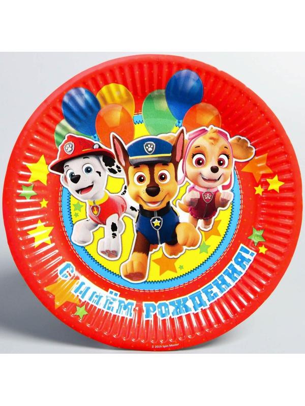 Щенячий патруль. Тарелка бумажная 