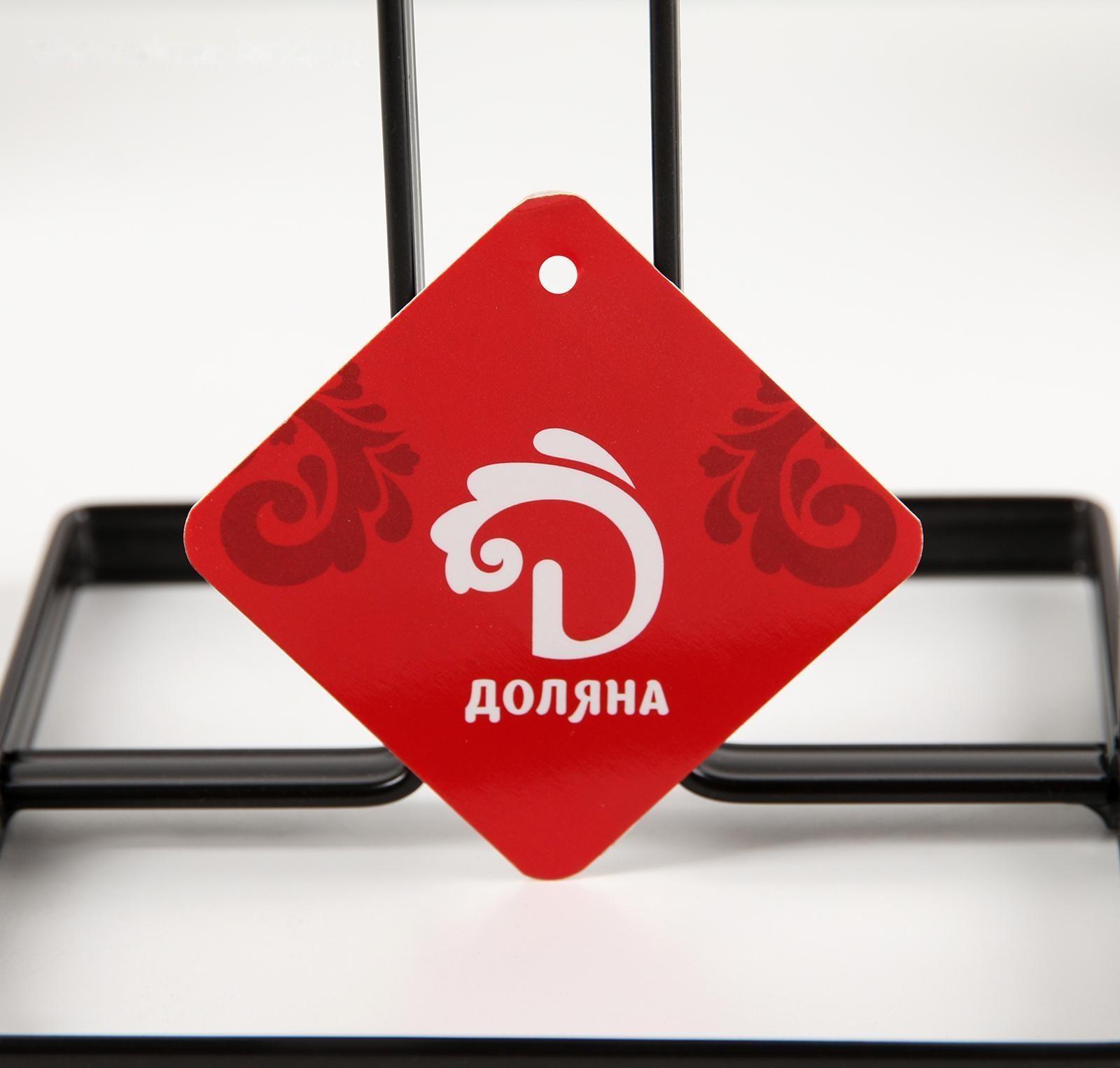 Подставка под бумажные полотенца Доляна «Лофт», 14×14×29 см, цвет чёрный