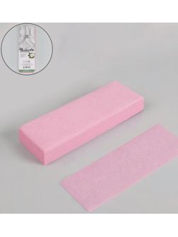 Полоски для депиляции, 20 × 7 см, 100 шт, цвет розовый