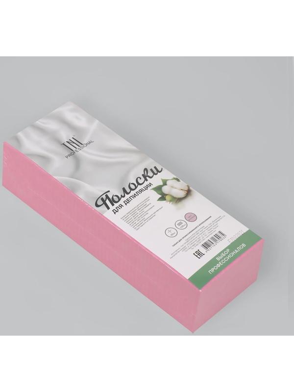 Полоски для депиляции, 20 × 7 см, 100 шт, цвет розовый