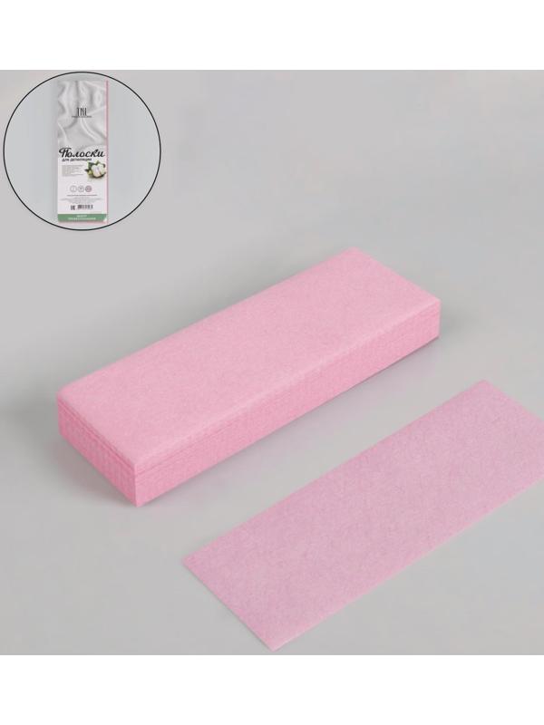 Полоски для депиляции, 20 × 7 см, 100 шт, цвет розовый