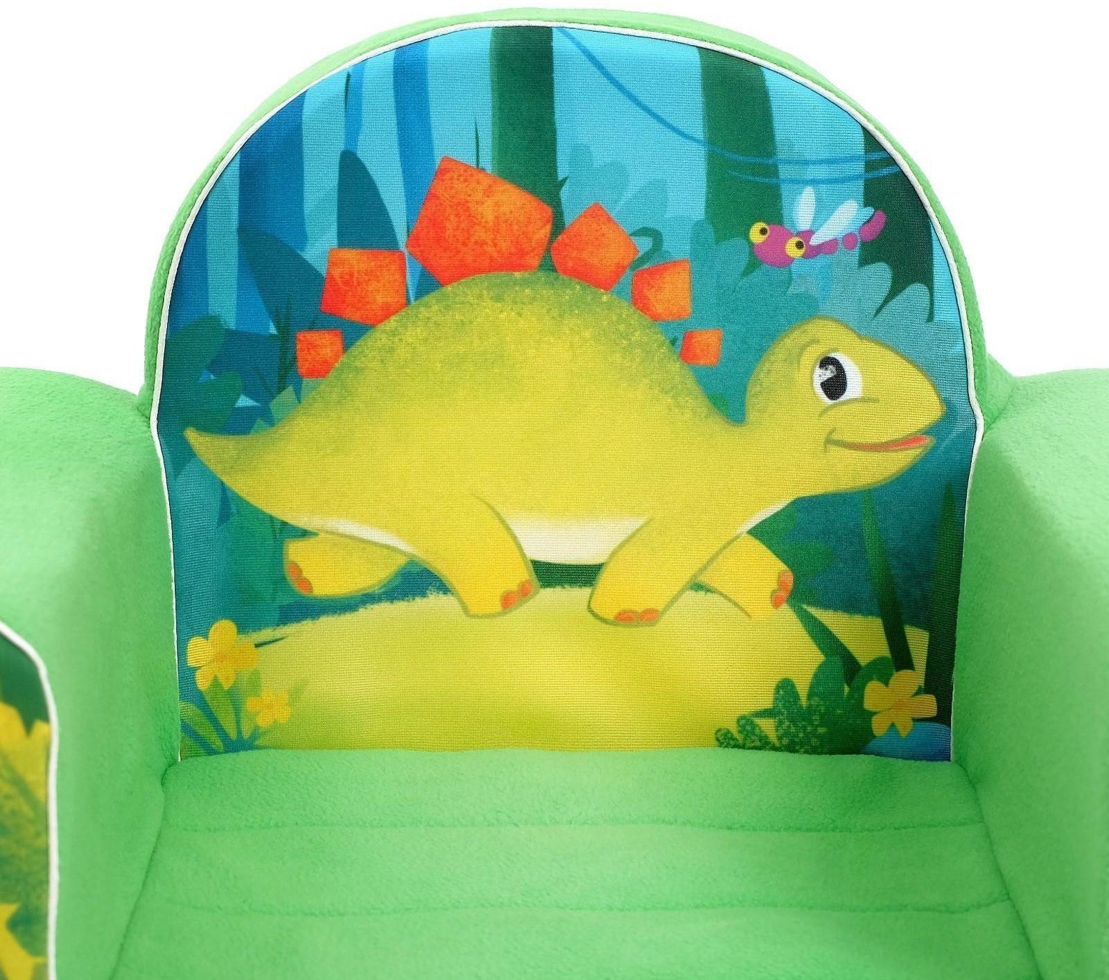 Мягкая игрушка-кресло «Динозавры», цвет зелёный
