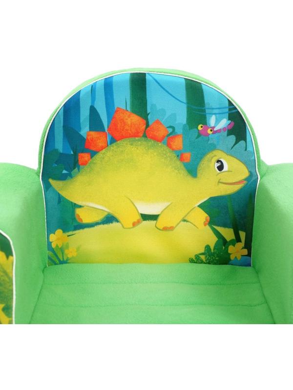 Мягкая игрушка-кресло «Динозавры», цвет зелёный