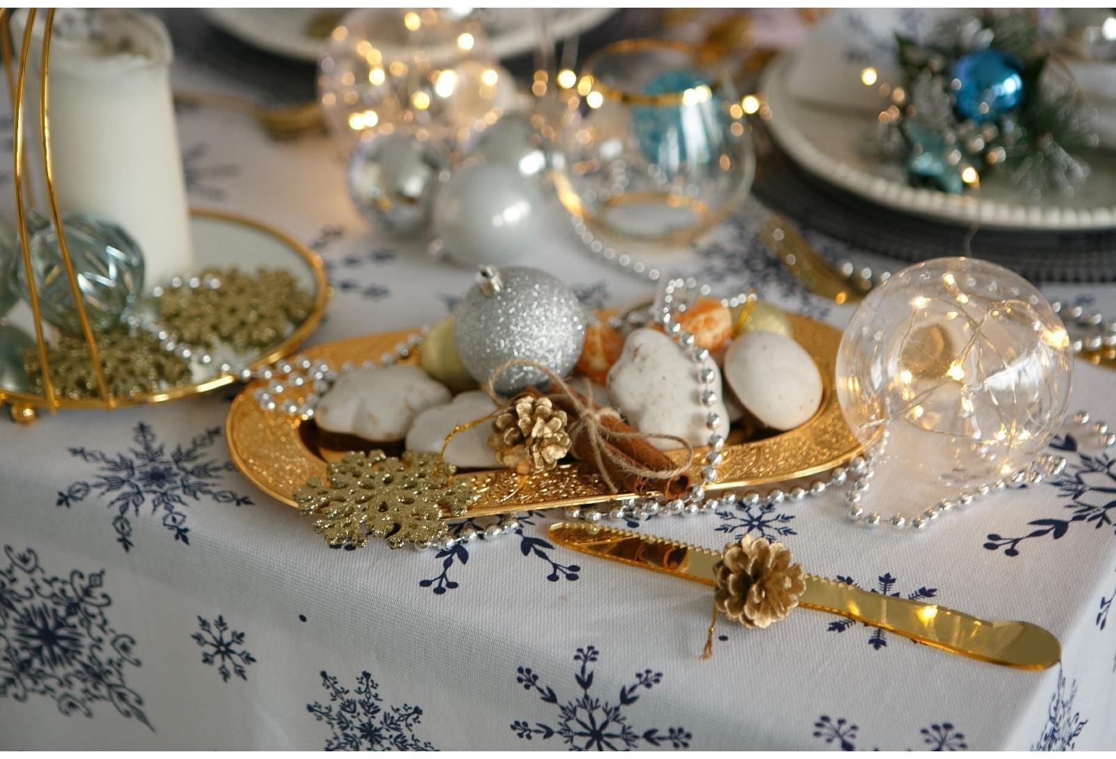 Скатерть новогодняя Доляна 