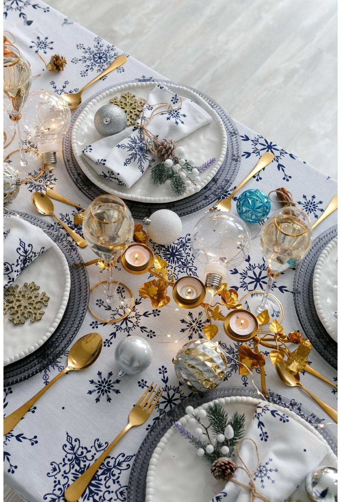 Скатерть новогодняя Доляна 