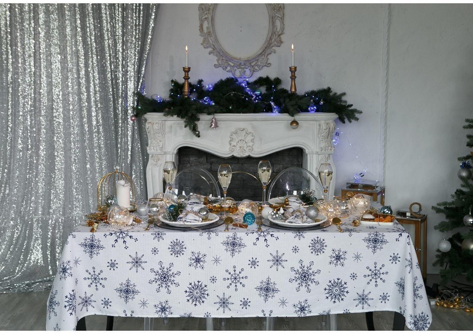 Скатерть новогодняя Доляна 