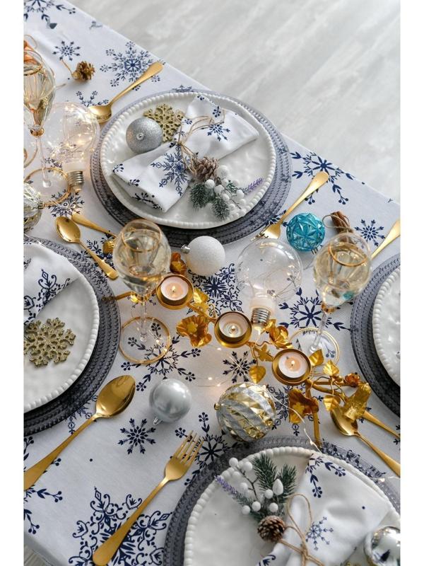 Скатерть новогодняя Доляна 