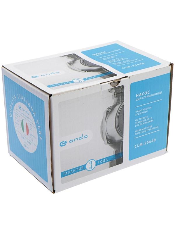 Насос циркуляционный ONDO CLM 25/4, 70 Вт, напор 4 м, 40 л/мин
