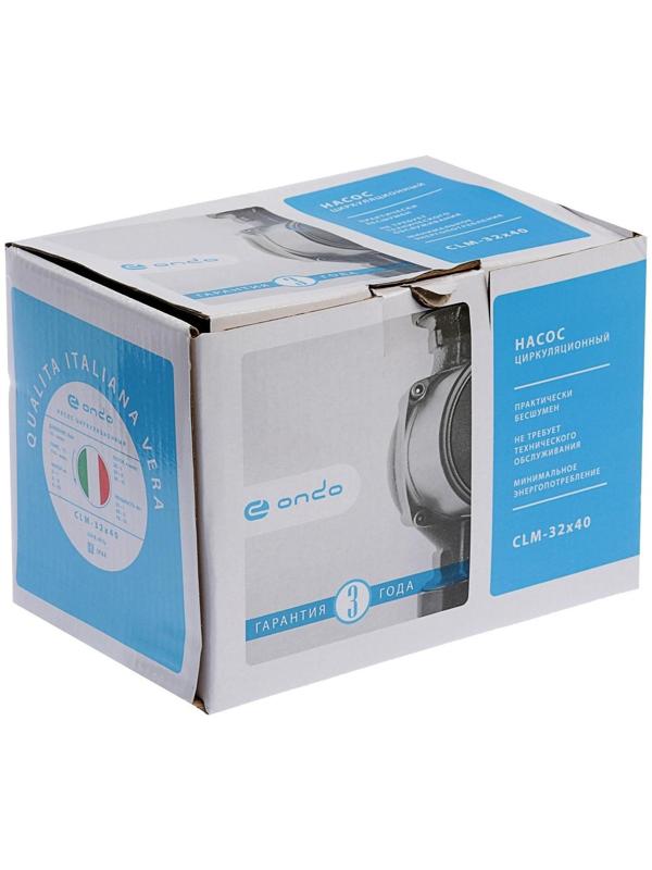 Насос циркуляционный ONDO CLM, 32/4, 70 Вт, напор 4 м, 40 л/мин