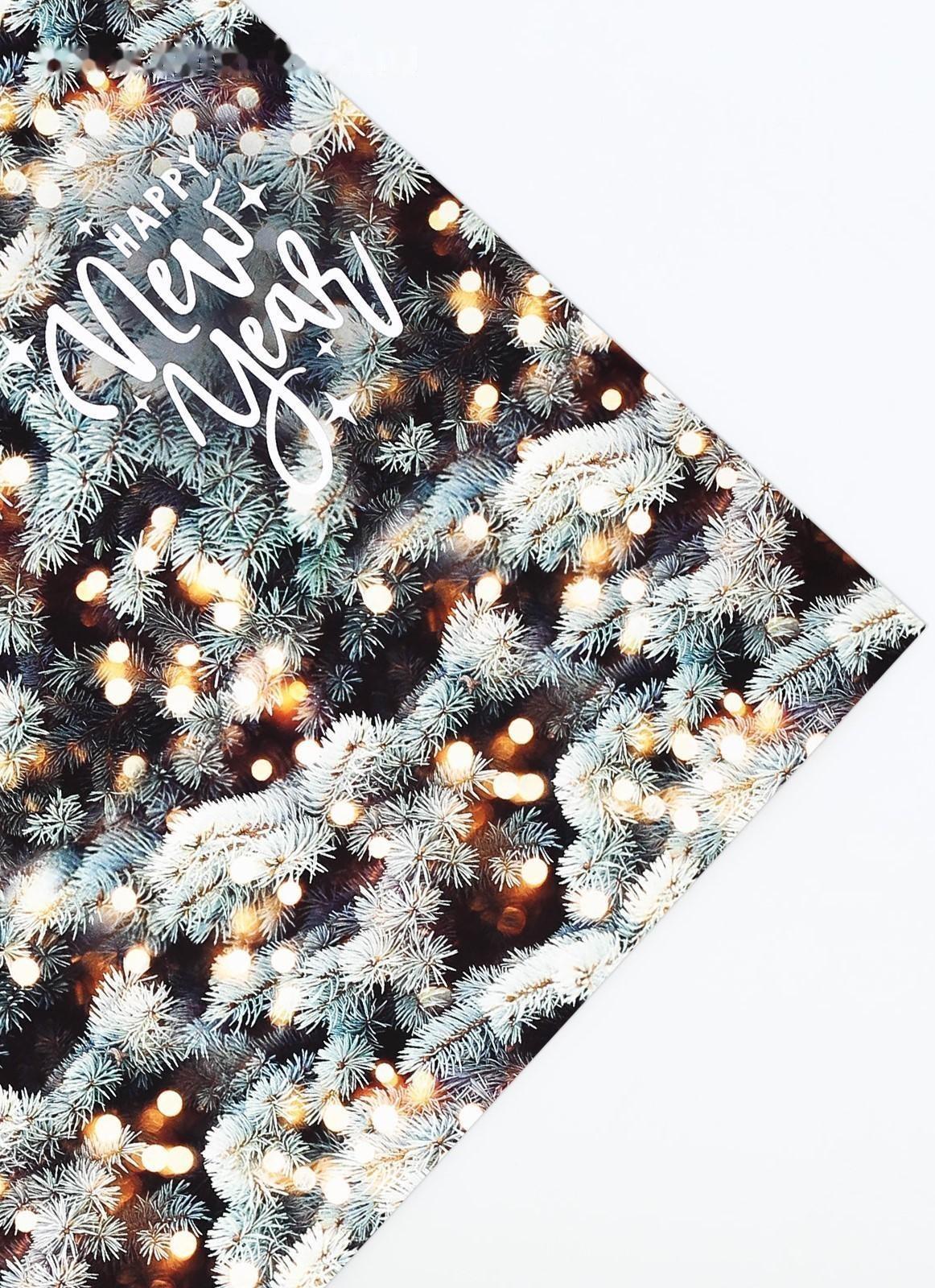 Бумага упаковочная глянцевая «Лес чудес», 70 × 100 см / 10 шт.