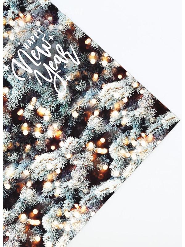 Бумага упаковочная глянцевая «Лес чудес», 70 × 100 см / 10 шт.