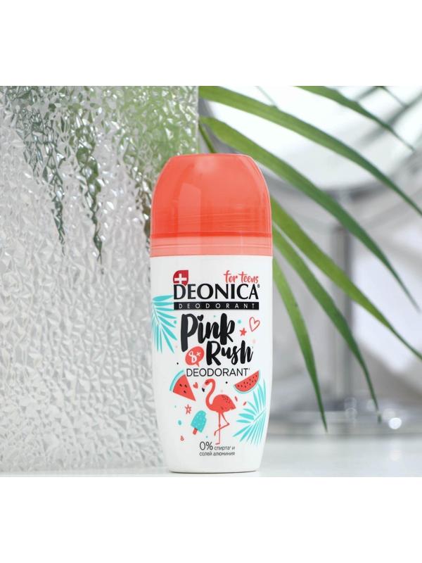 Дезодорант детский Deonica Pink Rush ролик, 50 мл