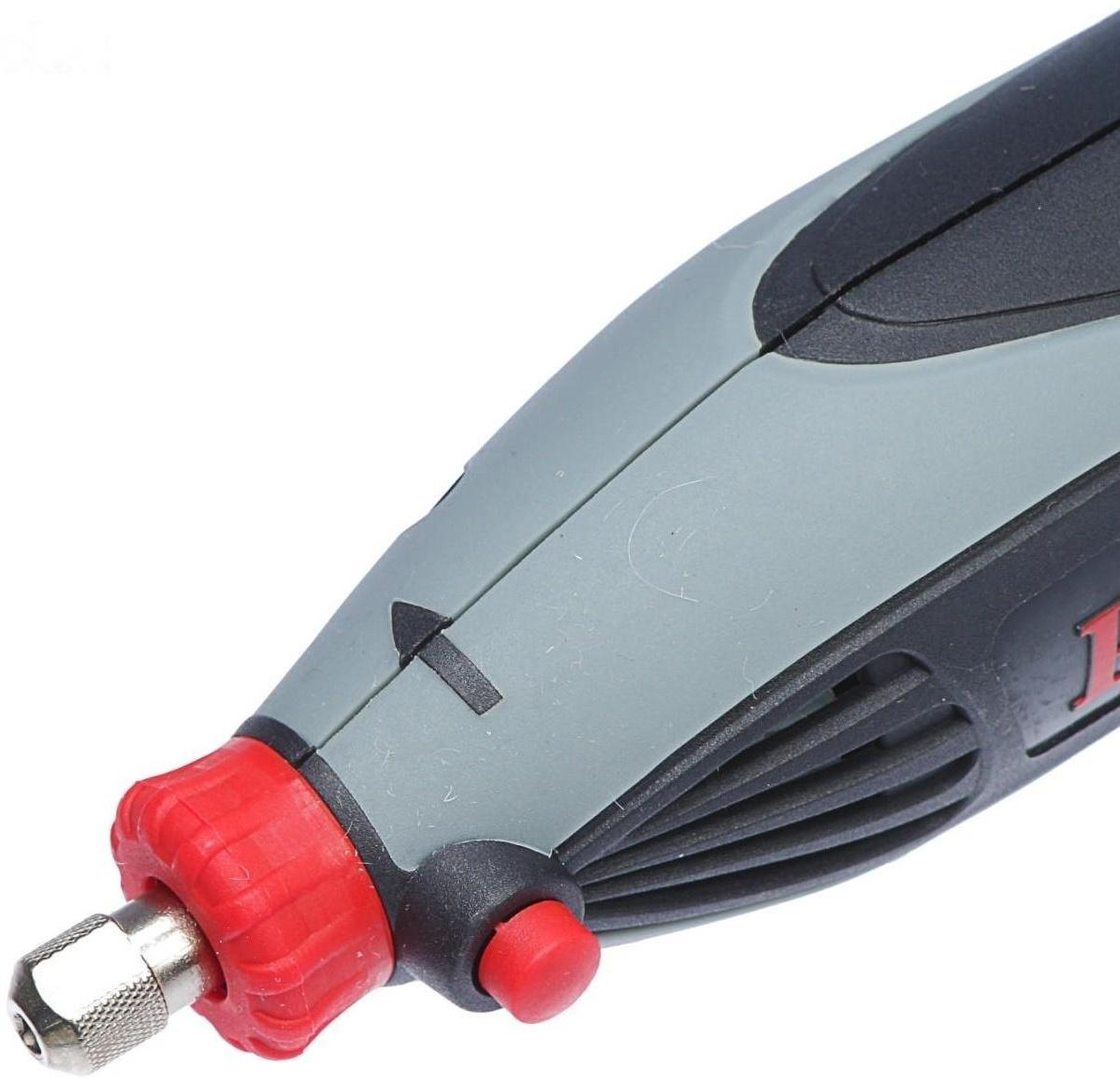 Гравер P.I.T. PMG150-С PRO, 150 Вт, гибкий вал, цанга 3.2 мм, 33000 об/мин, 211 предметов