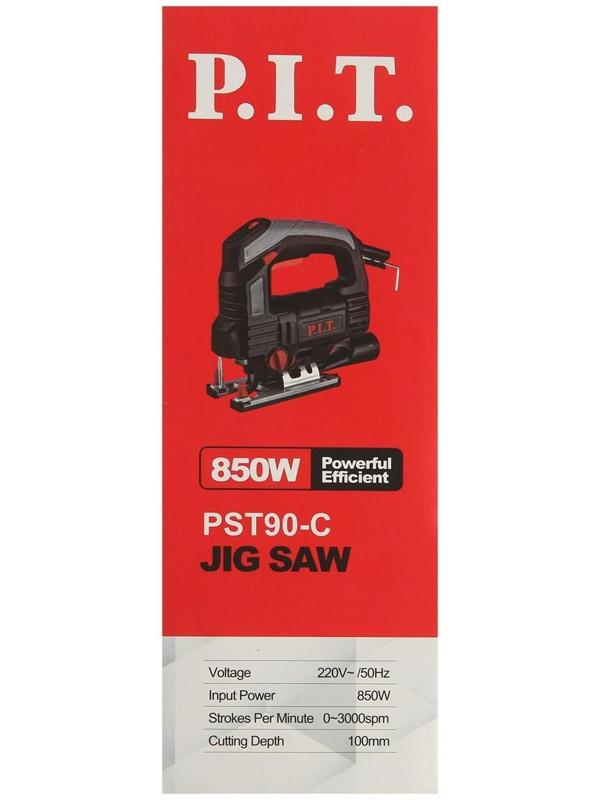 Лобзик P.I.T. PST90-C, 850 Вт, 0-3000 ход/мин, регулировка оборотов, функция обдува