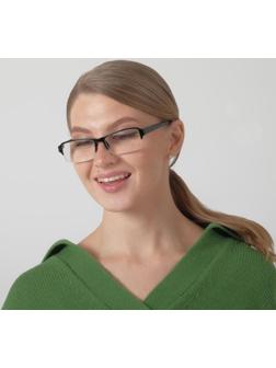 Очки корригирующие 0056, цвет чёрный, -4