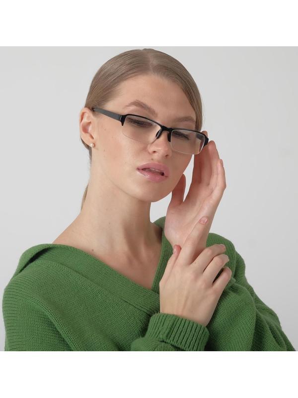 Очки корригирующие 0056, цвет чёрный, -1,5