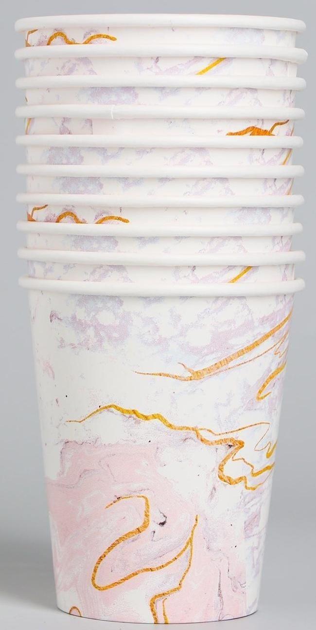 Стакан бумажный «Мрамор», 250 мл