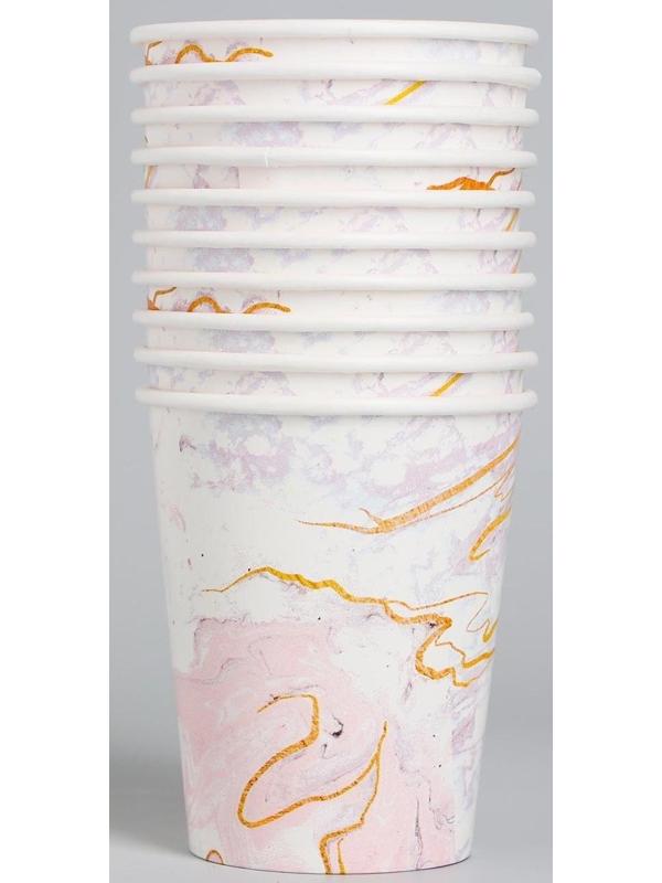 Стакан бумажный «Мрамор», 250 мл