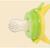 Ниблер для прикорма, с силиконовой сеточкой, ручка-погремушка, цвет зеленый