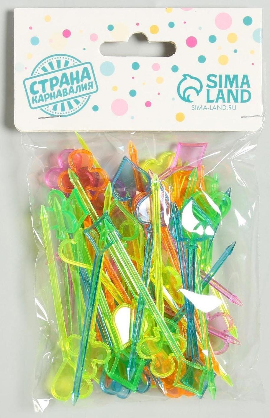 Шпажки для канапе, набор 50 шт.