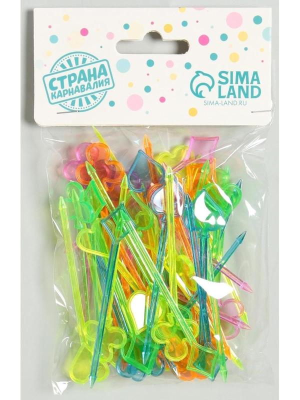 Шпажки для канапе, набор 50 шт.