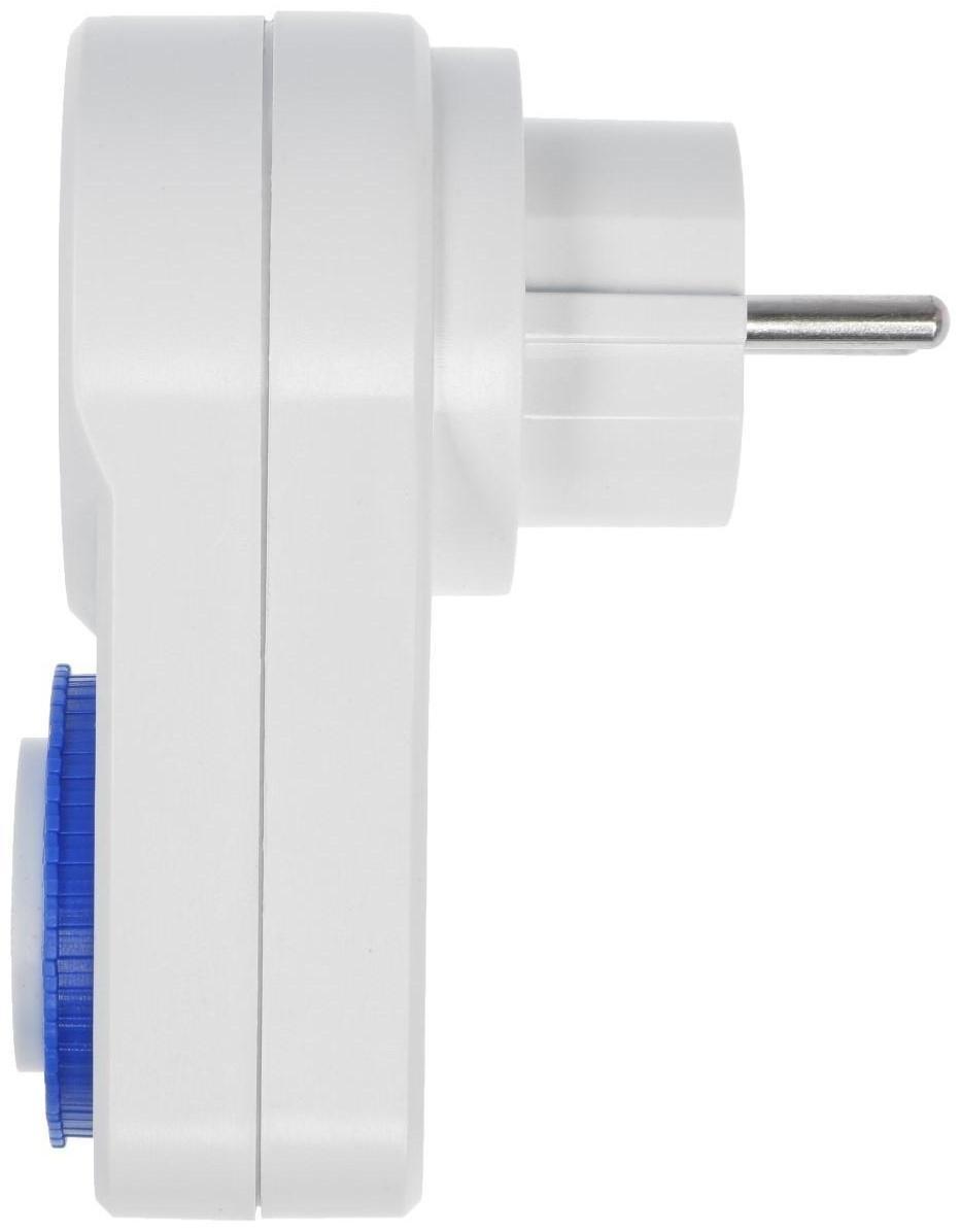 Розеточный механический таймер суточный Luazon Lighting, 16A, шаг 30 мин, 220 В