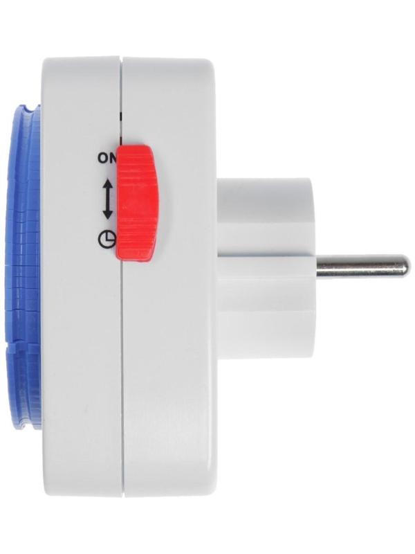 Розеточный механический таймер суточный Luazon Lighting, 16A, шаг 15 мин, 220 В