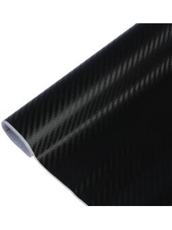 Пленка карбон 3D, самоклеящаяся, 60×127 см, черный