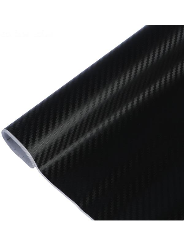 Пленка карбон 3D, самоклеящаяся, 60×127 см, черный