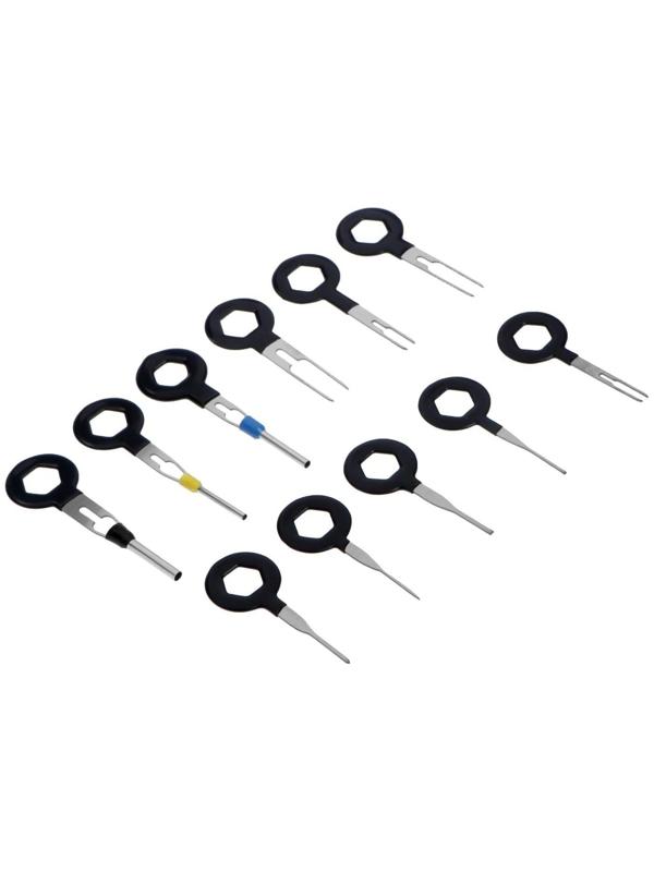 Инструмент для автоэлектроники, прорезиненный, набор 11 предметов