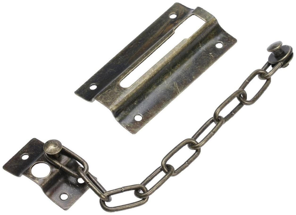 Цепочка дверная 001, цвет бронза