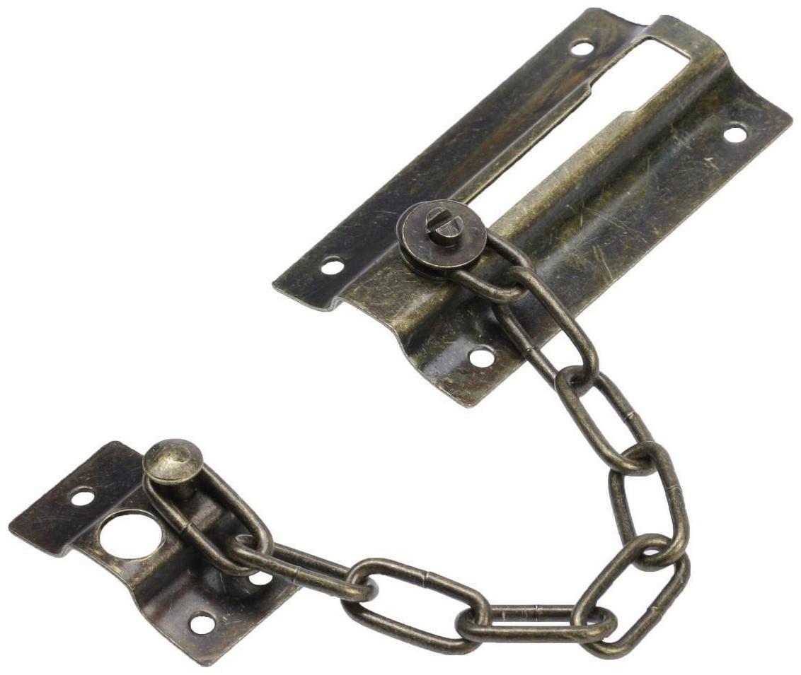 Цепочка дверная 001, цвет бронза