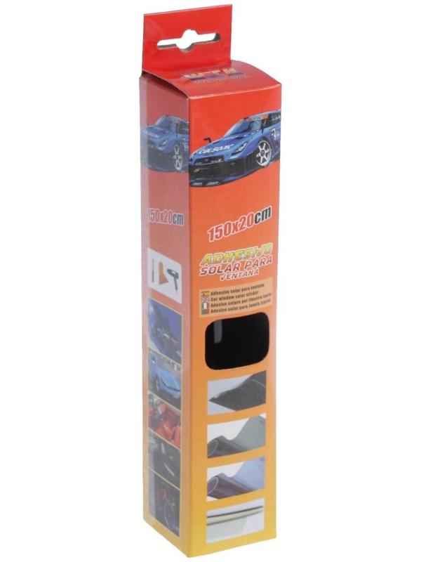 Тонировочная полоска на лобовое стекло, 20×150 см, 5%, черный