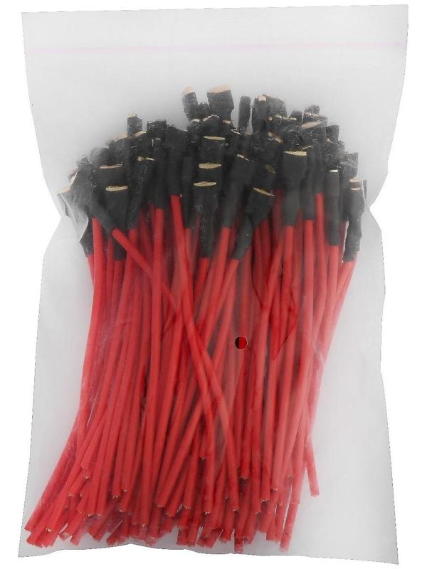 Разъем плоский с кембриком 8 мм, провод 10 см, фасовка 100 шт