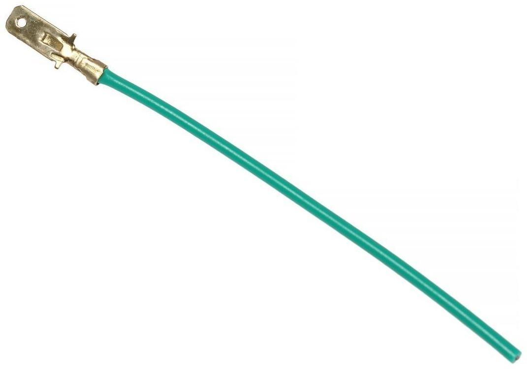 Наконечник плоский 6 мм, провод 10 см, фасовка 100 шт