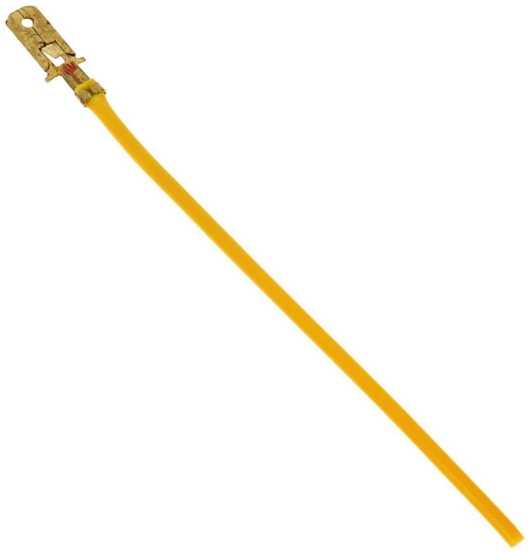 Наконечник плоский 6 мм, провод 10 см, фасовка 100 шт