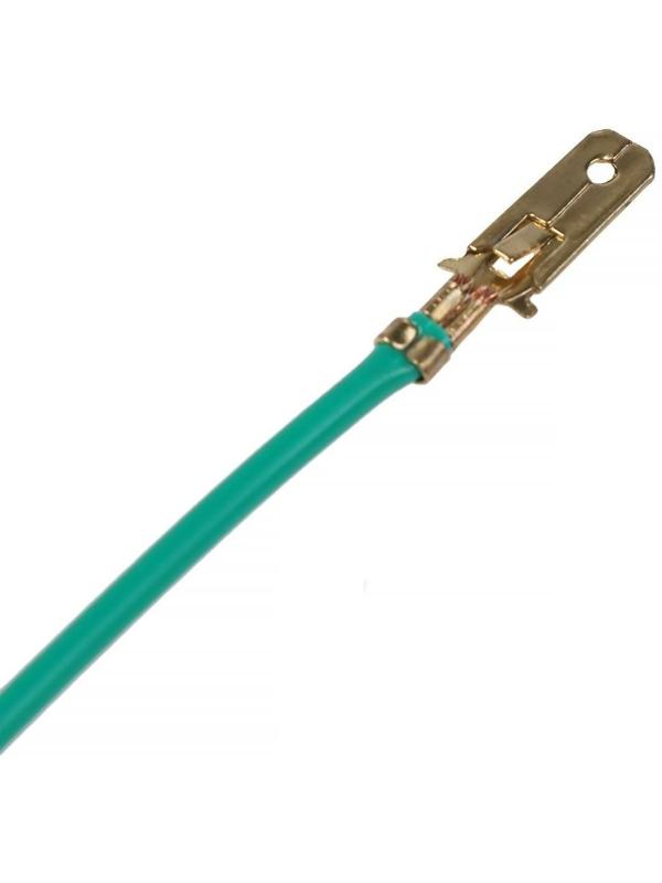 Наконечник плоский 6 мм, провод 10 см, фасовка 100 шт