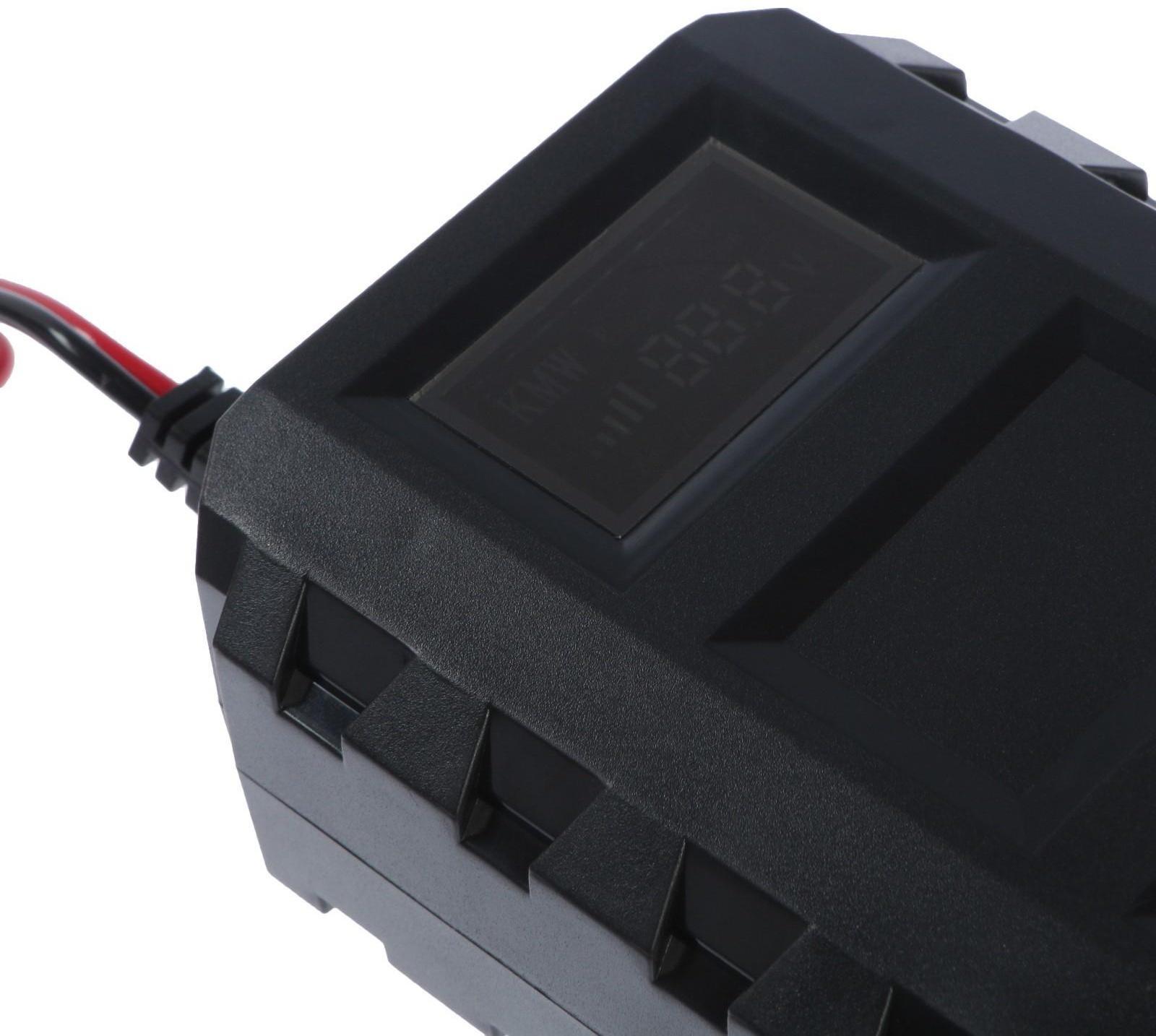 Зарядное устройство АКБ 12В, 8-20А, автомат, 110-240В, мощность 87Вт, ЖК дисплей