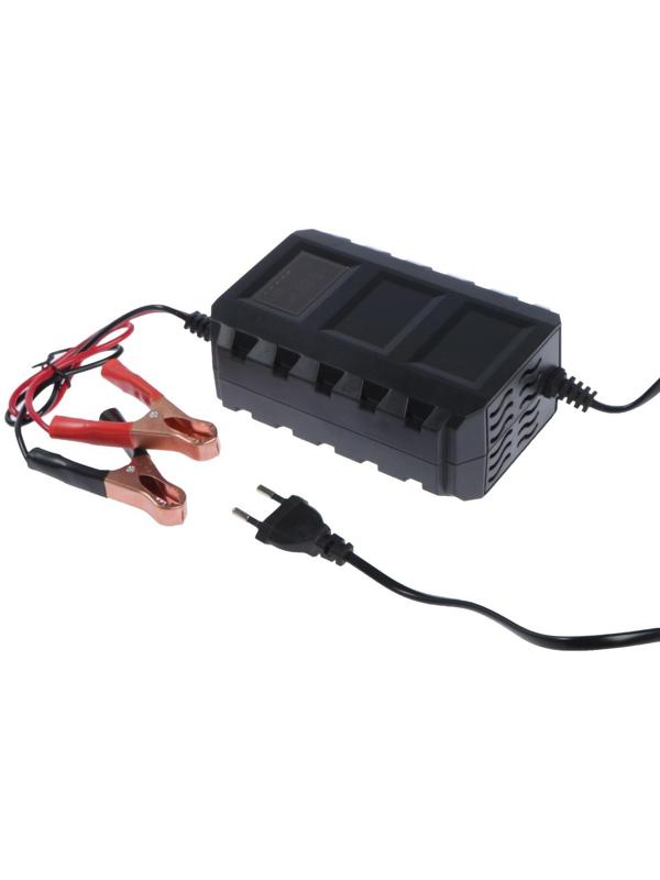 Зарядное устройство АКБ 12В, 8-20А, автомат, 110-240В, мощность 87Вт, ЖК дисплей