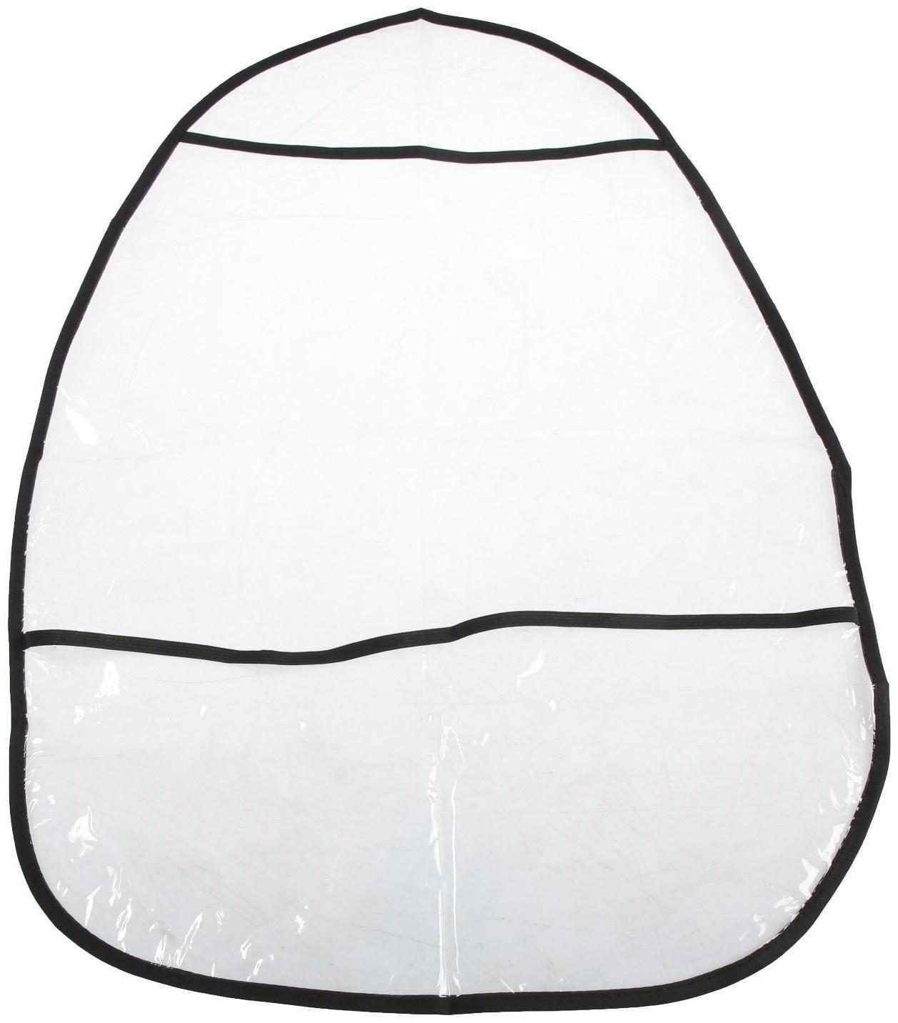 Накидка-незапинайка TORSO на спинку сиденья 58×42 см, прозрачная