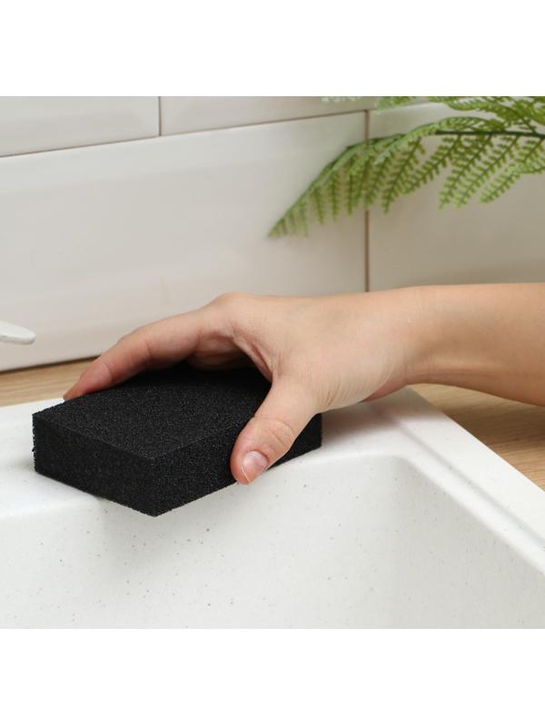 Губка чистящая «Чудо-губка», 10,5×7×2,5 см , усиленная