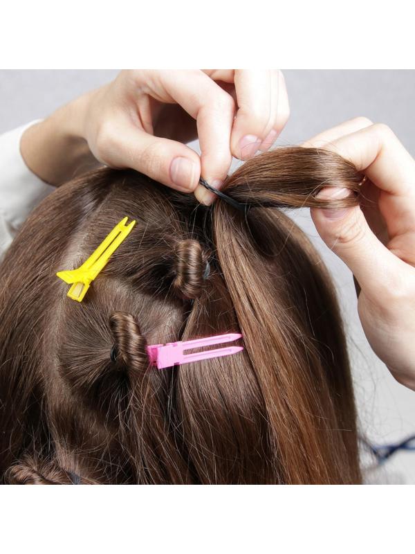 Парикмахерские резинки для создания прически, цвет чёрный