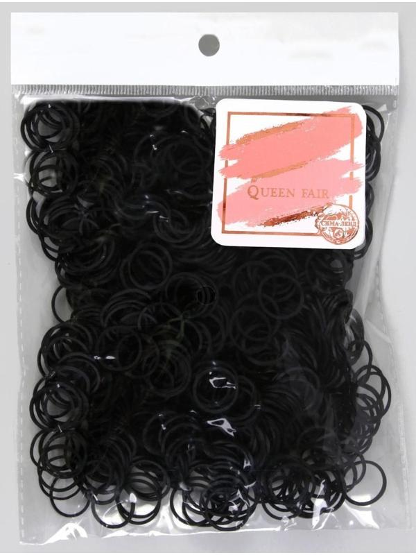 Парикмахерские резинки для создания прически, цвет чёрный