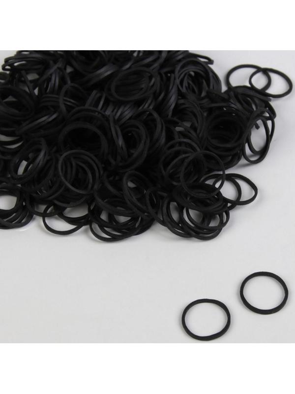 Парикмахерские резинки для создания прически, цвет чёрный