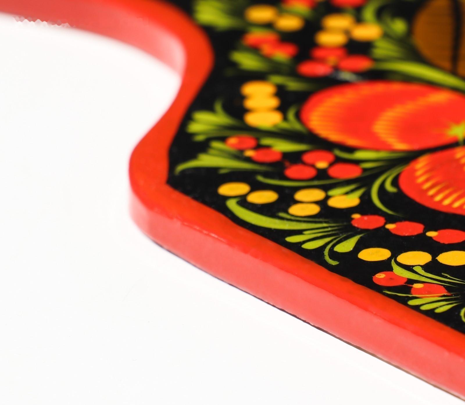 Доска разделочная «Ягодка», микс, хохлома