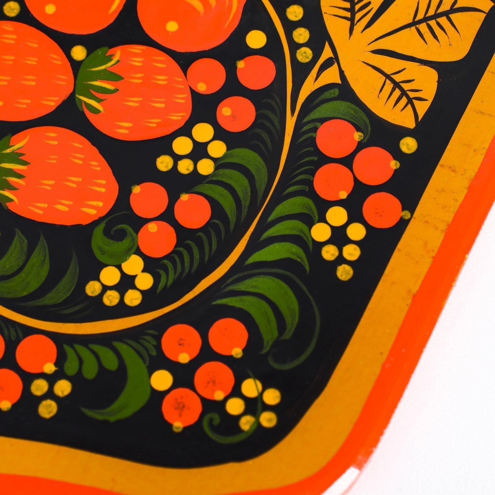 Доска разделочная «Ягодка», микс, хохлома